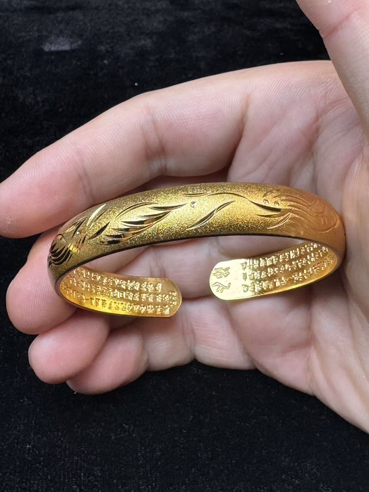 金手镯7克足金999